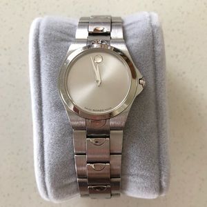 Luxury women’s Movado watch - stainless steel